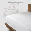 ⭐PROTECTOR DE COLCHÓN ANTIFLUIDO AJUSTABLE 1.60-FUELLE 20 CM