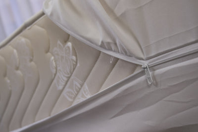 ⭐PROTECTOR DE COLCHÓN ANTIFLUIDO CON CIERRE EXTRADOBLE- FUELLE 40 CM