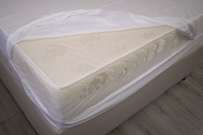 ⭐PROTECTOR DE COLCHÓN ANTIFLUIDO CON CIERRE EXTRADOBLE- FUELLE 40 CM