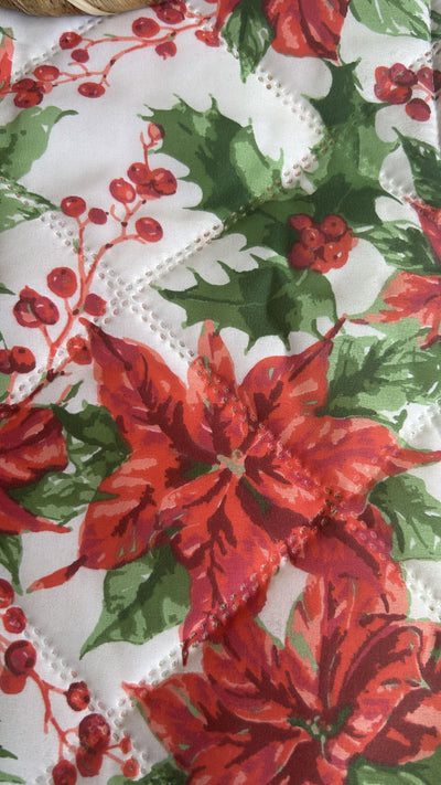 ⭐CAMINO DE MESA NAVIDAD ACOLCHADO