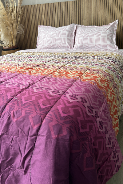 ⭐EDREDÓN PRIMAVERA (COMFORTER) + 2 FUNDAS