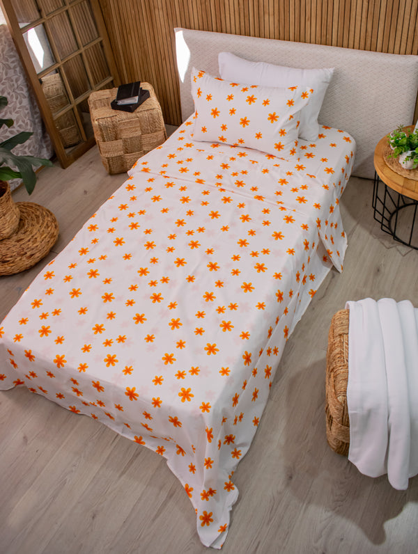 Juego de sábanas primavera- Tamaño sencillo