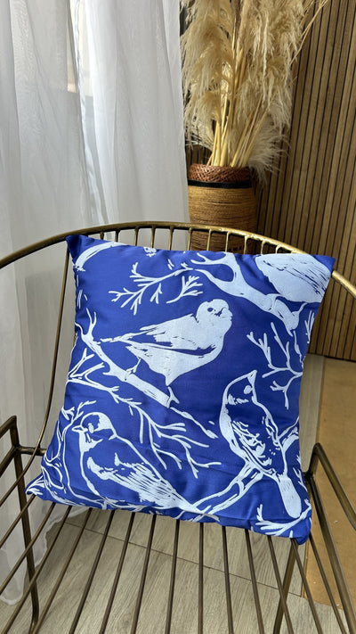 ⭐FORRO DE COJIN PAJAROS