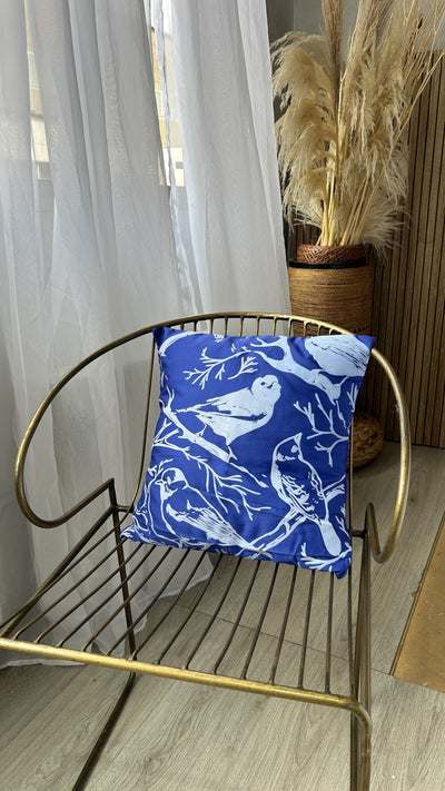 ⭐FORRO DE COJIN PAJAROS