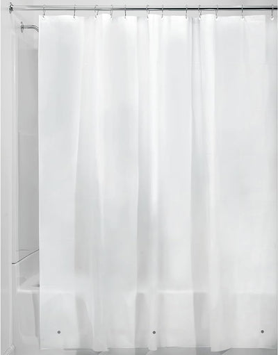 ⭐CORTINA PLASTICA TRANSPARENTE MAS 9 GANCHOS PLASTICOS