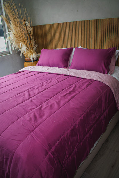 ⭐EDREDÓN FUCSIA
