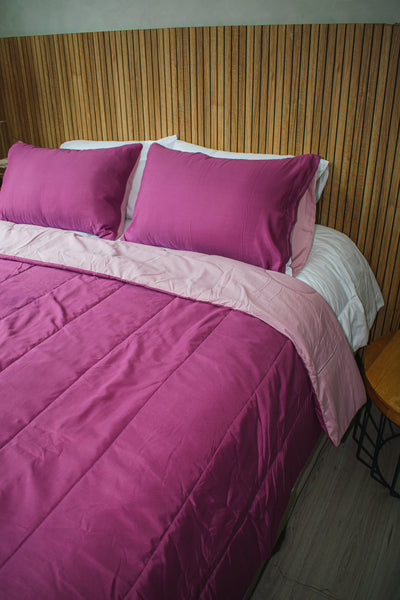 ⭐EDREDÓN FUCSIA