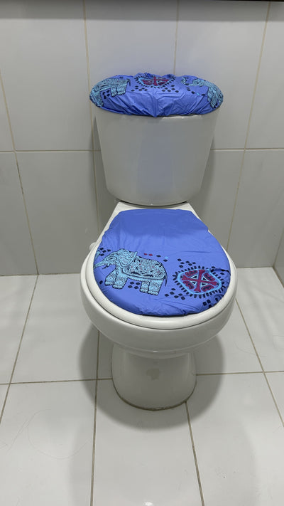 ⭐SET DE BAÑO ELEFANTES (TAZA Y TANQUE)