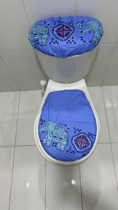 ⭐SET DE BAÑO ELEFANTES (TAZA Y TANQUE)