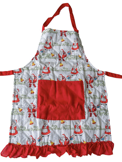 ⭐DELANTAL NAVIDAD CON BOLERO