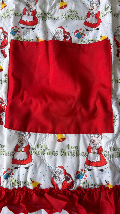 ⭐DELANTAL NAVIDAD CON BOLERO