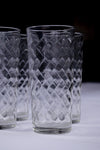 ⭐SET DE VASOS X 4 EMBOZADOS