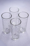 ⭐SET DE VASOS X 4 EMBOZADOS