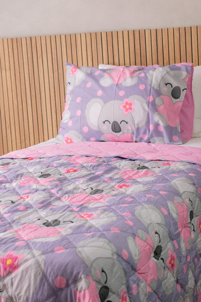 Edredón infantil tamaño sencillo (100 x 190 cms) + 1 funda de almohada