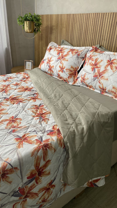 ⭐EDREDÓN MAS FUNDA SHAM CON PESPUNTE