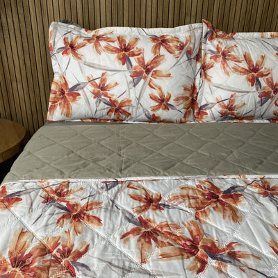 ⭐EDREDÓN MAS FUNDA SHAM CON PESPUNTE