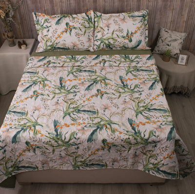 ⭐EDREDÓN MAS FUNDA SHAM CON PESPUNTE