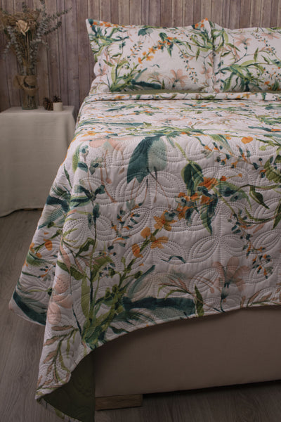 ⭐EDREDÓN MAS FUNDA SHAM CON PESPUNTE