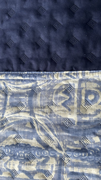 ⭐EDREDÓN AZUL Y BLANCO